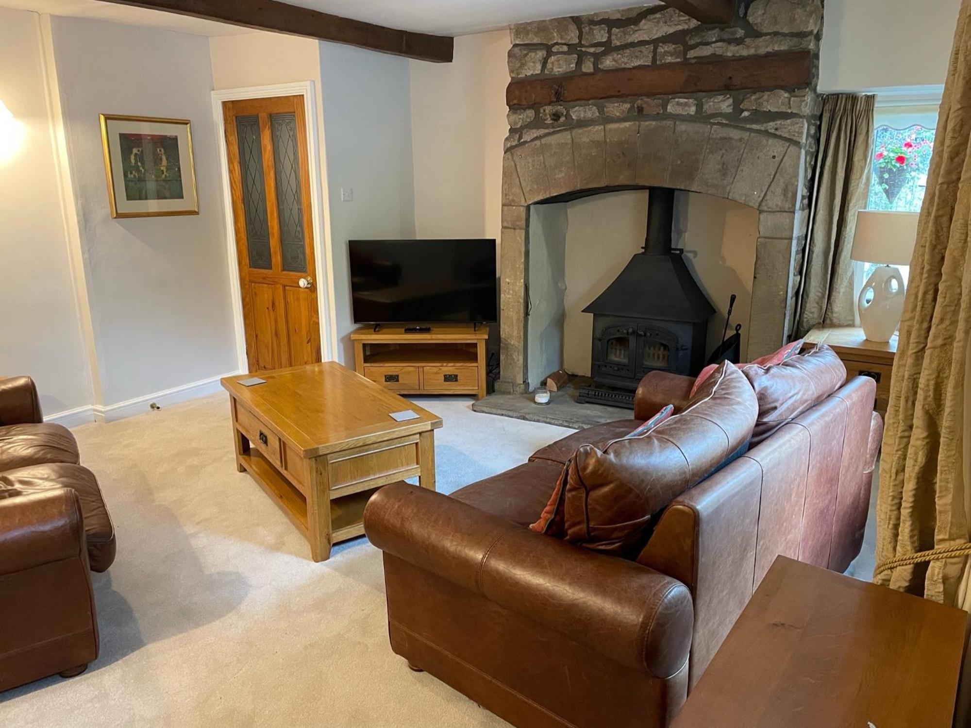 Hotel Ashfield House Grassington Zimmer foto The living room at The Old School House, 2019